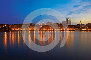 Savannah Riverfront at Dusk photo