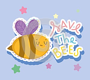 save the bees message