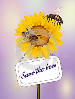 Save the bees from the planet