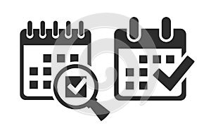 Save date in calendar vector icon