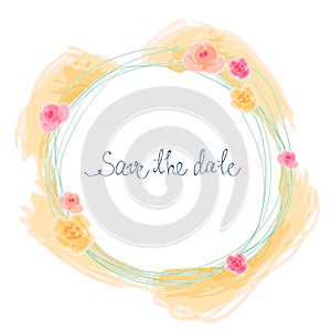 Save the date card