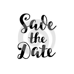 Save the Date Hand lettering