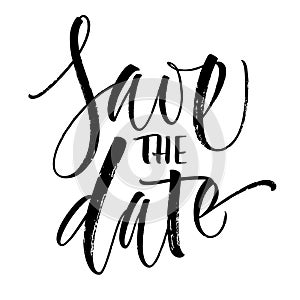 Save the Date Lettering