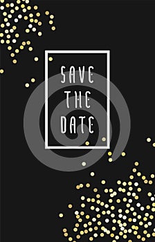 Save the date vector illustration photo