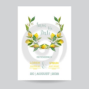 Save the Date - Wedding Invitation or Congratulation Card