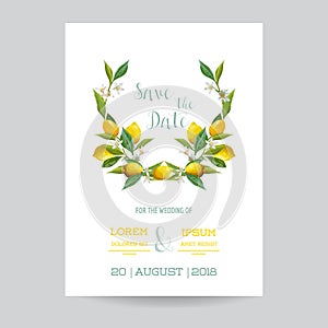 Save the Date - Wedding Invitation or Congratulation Card photo