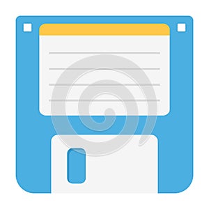 Save Disk Simple Modern Icon on White