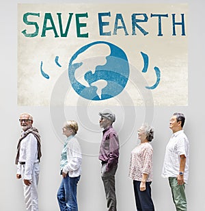 Save Earth Ecology Environment Conservation Concept