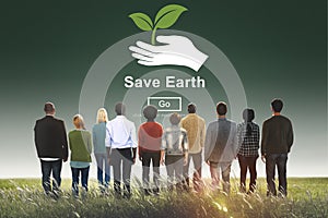 Save Earth Environmental Conservation Global Concept