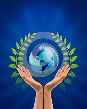 Save Earth/ Nature Concept