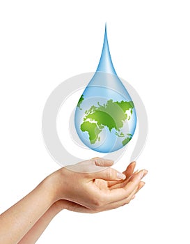 Save Earth/ Water Concept