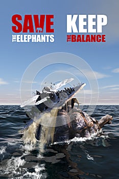 Save the elephants - keep the balance.