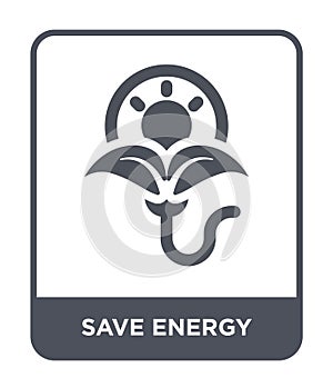 save energy icon in trendy design style. save energy icon isolated on white background. save energy vector icon simple and modern