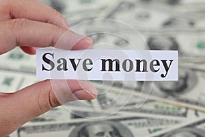 Save money