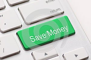 Save Money button key