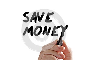 Save money hand marker