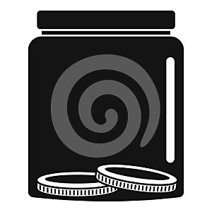 Save money icon, simple black style