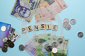 Save money for prepare in future and pension retirement concept