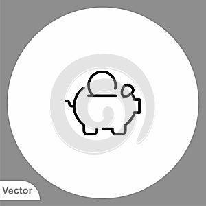 Save money vector icon sign symbol