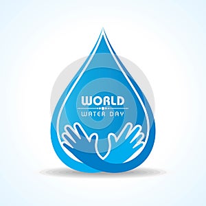 Save Nature Concept - World Water Day