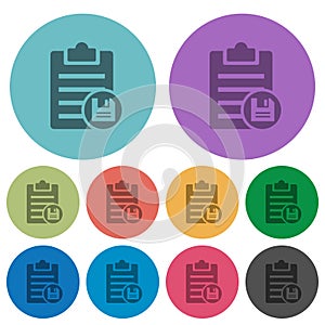 Save note color darker flat icons