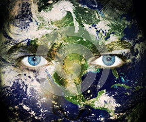 Save the planet - Eyes of Earth photo