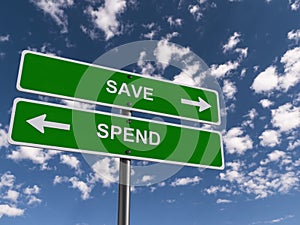 Save and spend guideposts photo