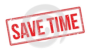 Save time rubber stamp