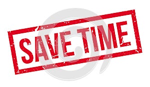 Save time rubber stamp