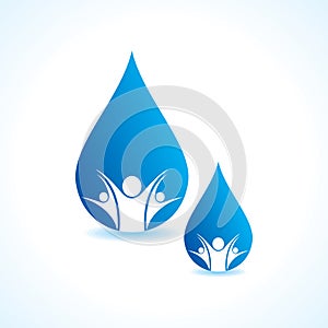 Save water concept