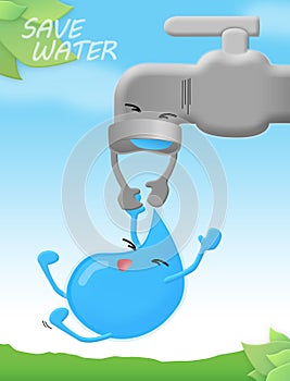 Save water photo