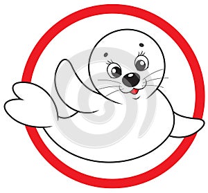 Save white-coat seal