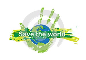 Save world concept