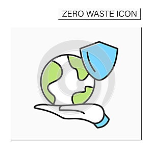 Saved planet color icon