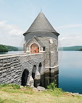 Saville Dam, on Barkhamsted Reservoir, in Connecticut