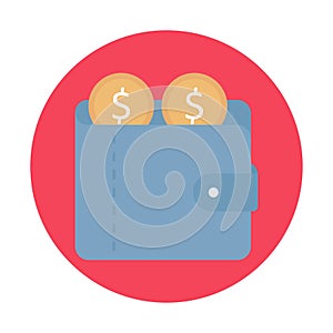 Saving flat background vector icon which can easily modify or edit