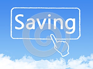 Saving message cloud shape