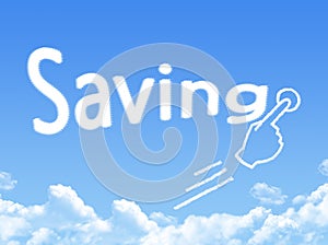 Saving message cloud shape
