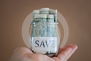 Saving money