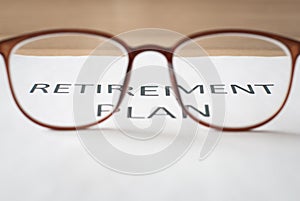 Saving money for retirement plan