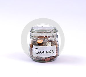 Savings Money Jar photo