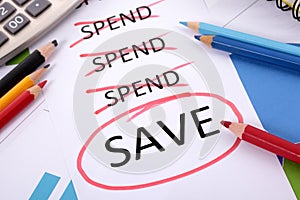 Savings plan checklist, save money