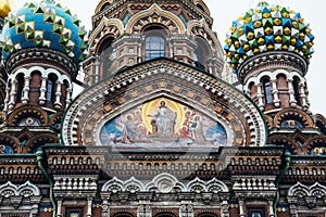 Savior on Spilled Blood is orthodox church in St. Petersburg