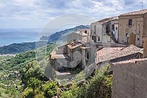 Savoca town on Sicily Island