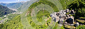 Savogno - Valchiavenna IT - Aerial view