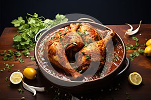 Savor the aromatic blend of masala with succulent chicken drumsticks