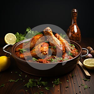 Savor the aromatic blend of masala with succulent chicken drumsticks