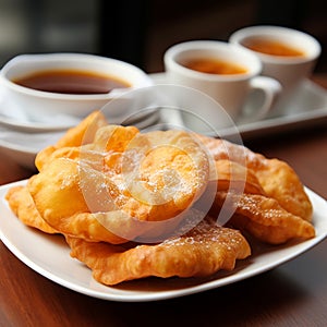 Sopaipillas: Pumpkin-Based Fried Pastries with Pebre Sauce photo