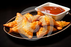 Sopaipillas: Pumpkin-Based Fried Pastries with Pebre Sauce photo