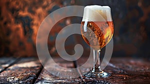 Savor the exquisite delight of a refreshing glass of delicious beer for an ultimate taste experience